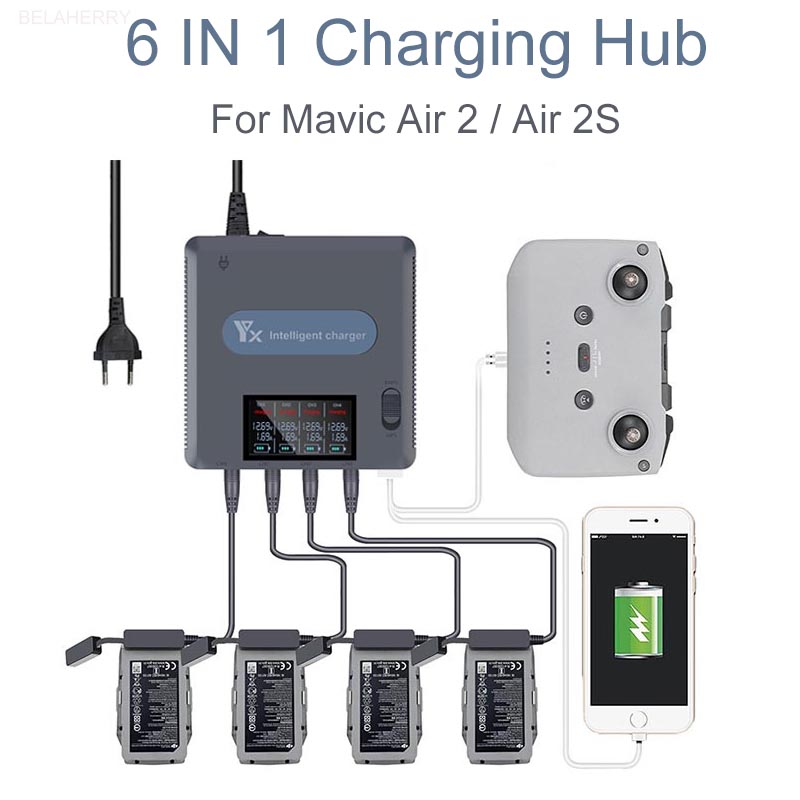 Drone Battery Smart - 6 in 1 Digital display Battery