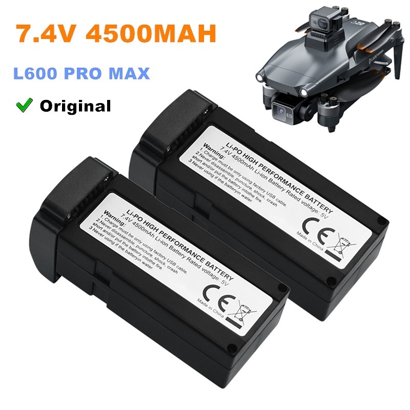 Drone Battery Li-Ion - 7.4v 4500mah LI-PO Battery L600 Pro