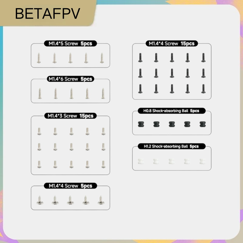 Drone Battery Bag - BETAFPV Drone Screw Pack Compatible with
