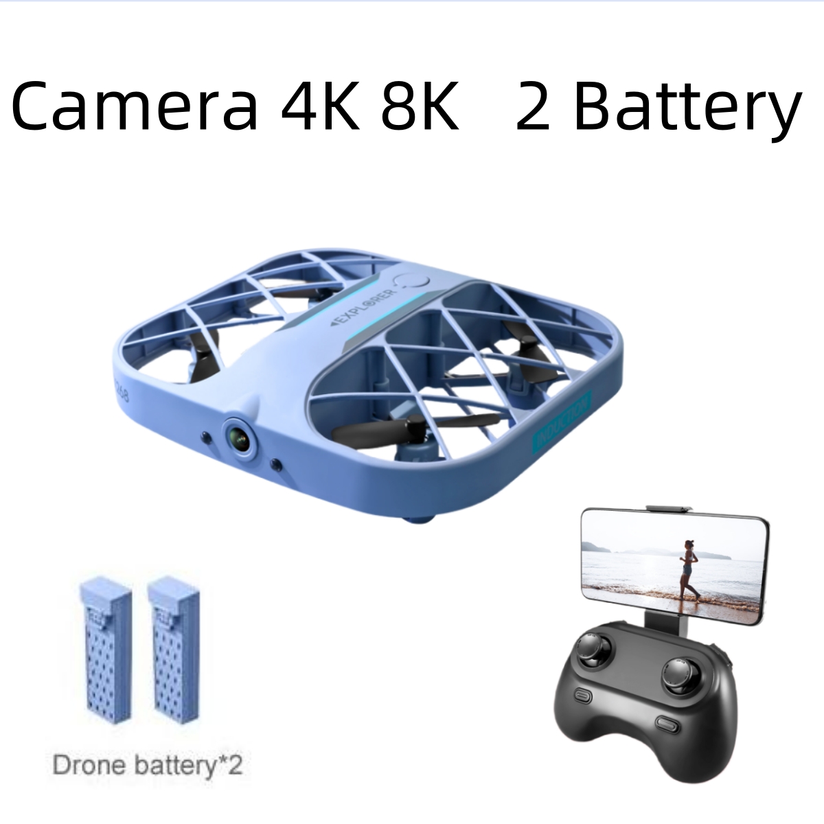 Drone Battery Case - JJRC H107 FPV RC Drone with