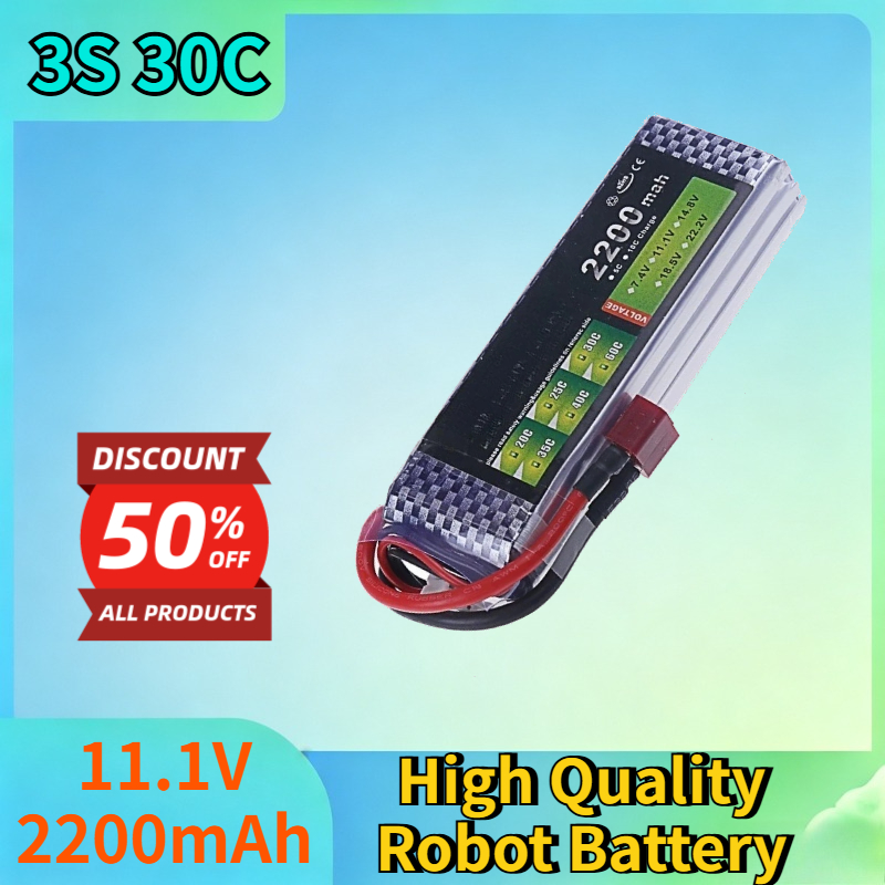 New 3S 30C 11.1V 2200mAh Li-po - Drone Battery 3S review and price