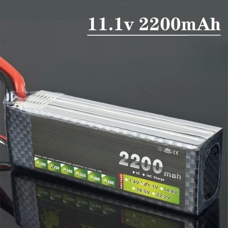 New 3S 30C 11.1V 2200mAh Li-po - Drone Battery 3S review and price