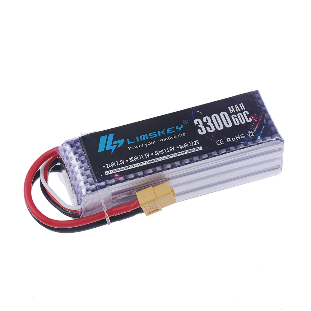 4S LiPo Battery 14.8V 3300mAh  - Drone Battery 4S review and price