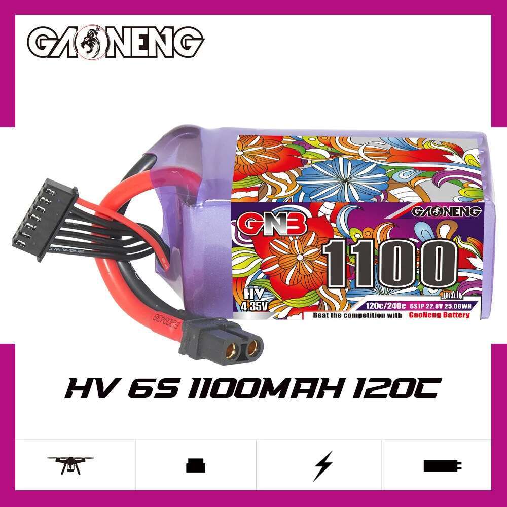 2Pcs GNB 6S Lipo Battery 22.8V - Drone Battery Lipo review and price