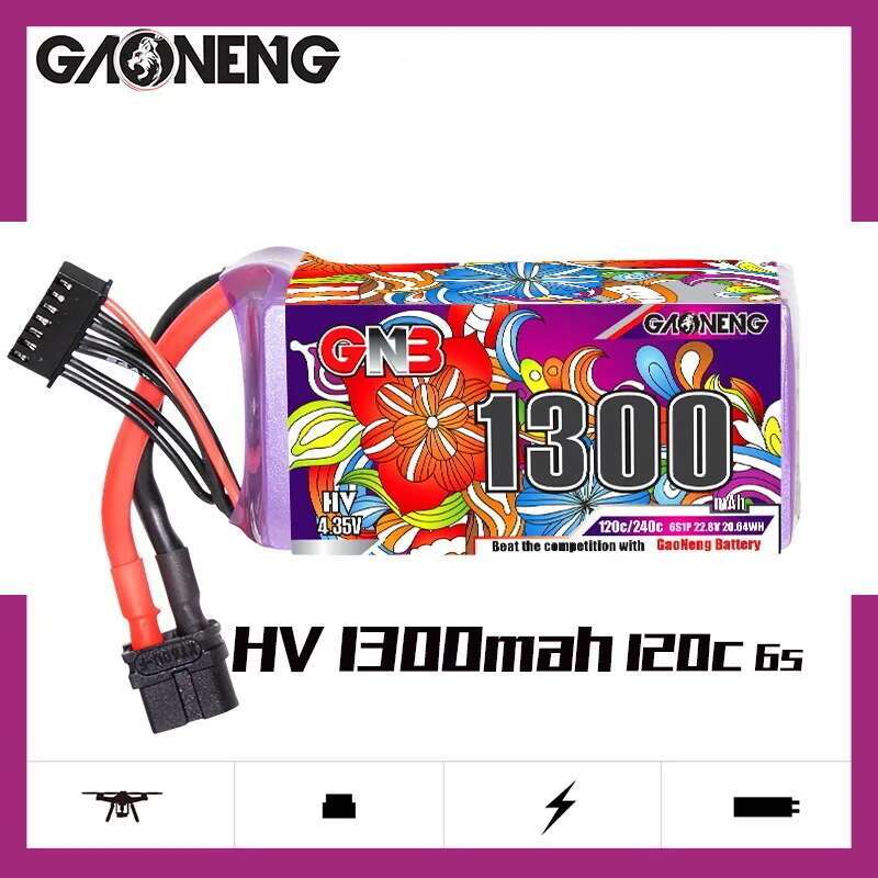 2Pcs GNB 6S Lipo Battery 22.8V - Drone Battery Lipo review and price