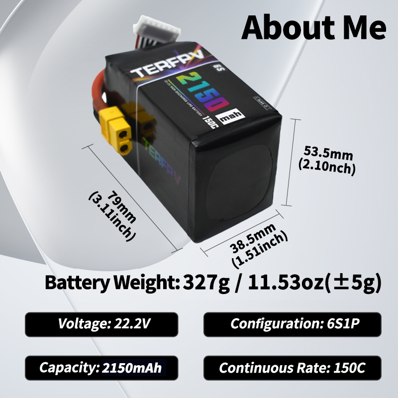 TERFPV Lipo Battery 6S 22.2V 1 - Drone Battery Plate review and price