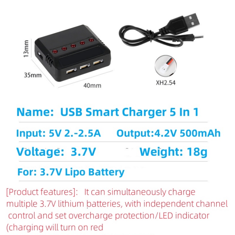 Syma X5HW X5HC X5C X5SW 3.7V 5 - Drone Battery Charger review and price