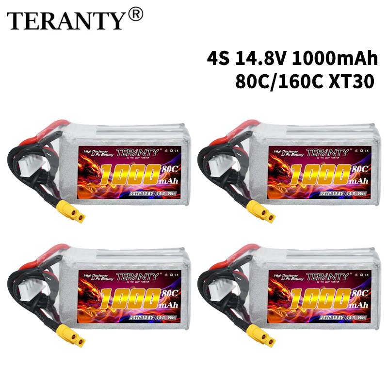 TERANTY 4S 1000mAh 14.8V 80C/1 - Drone Battery Lipo review and price