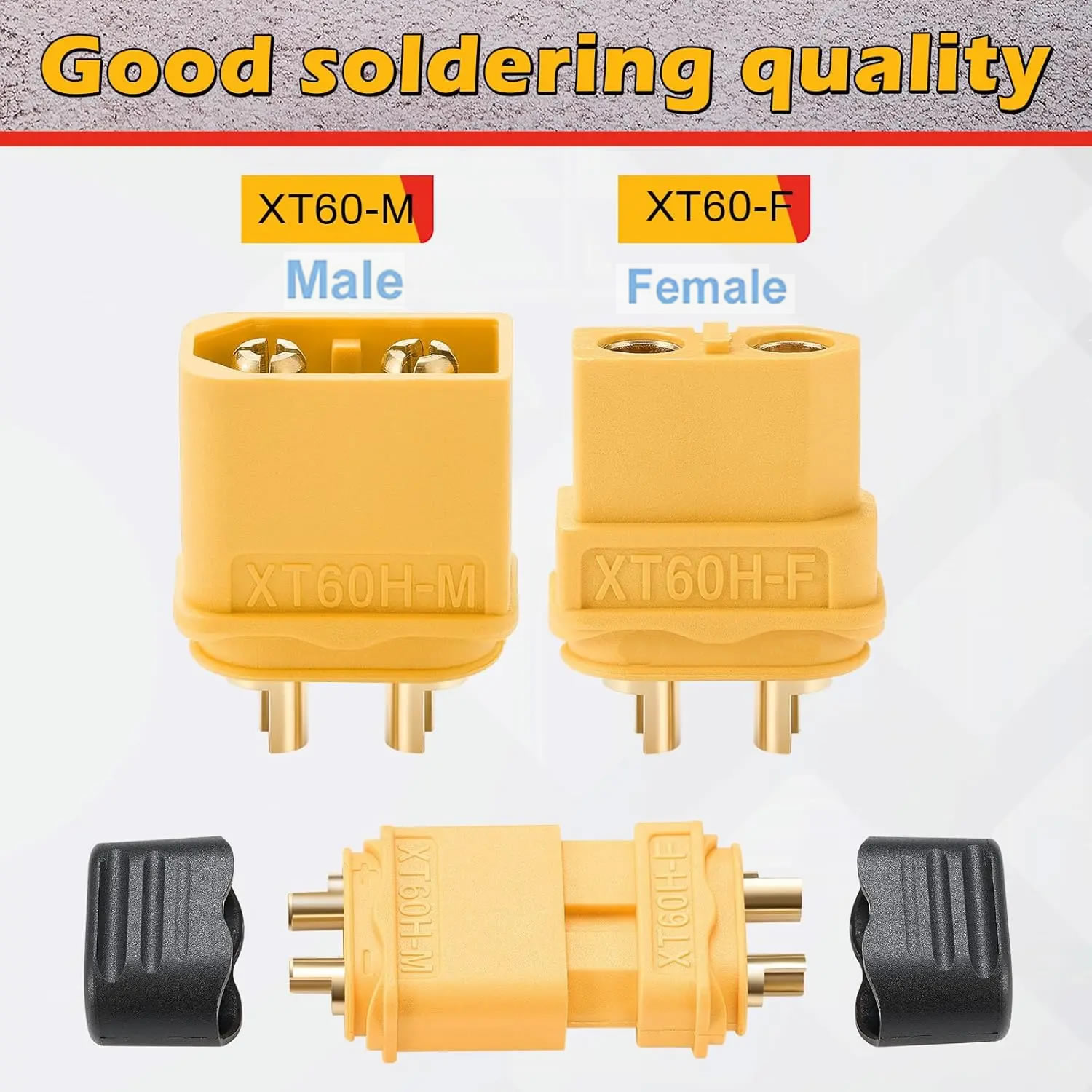 XT60 Connector Plug with Sheat - Drone Battery Connector review and price