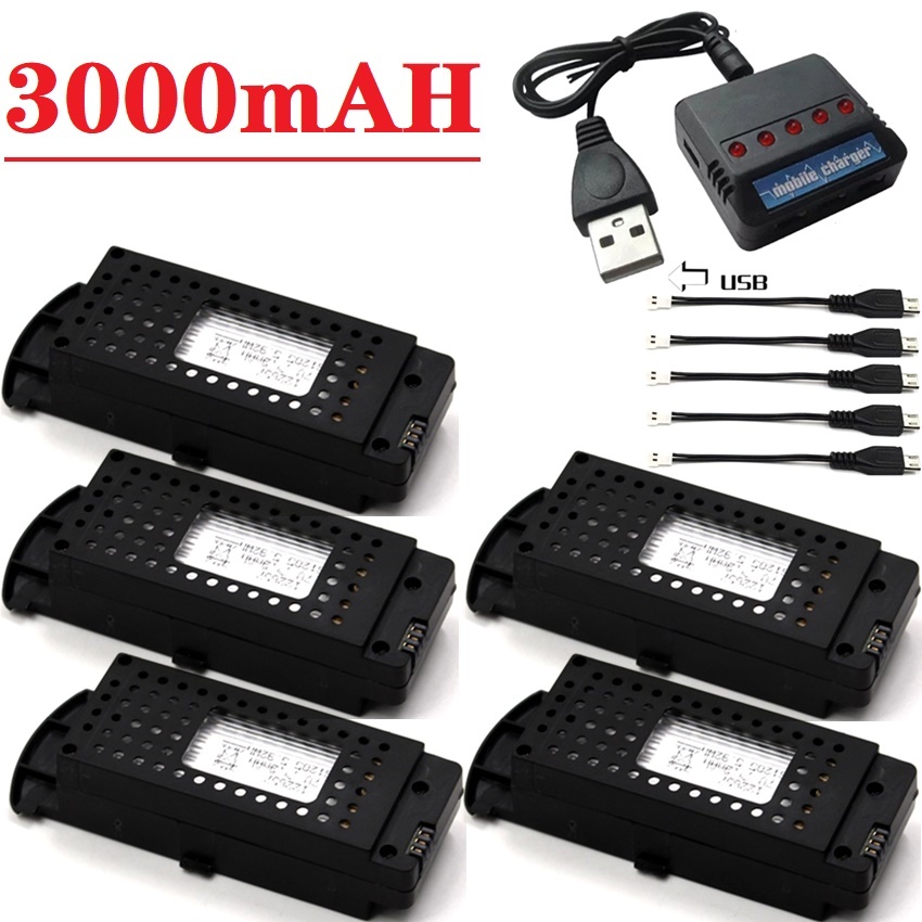 Q6 Drones Battery 3.7V 3000mAh - Drone Battery Li-Ion review and price