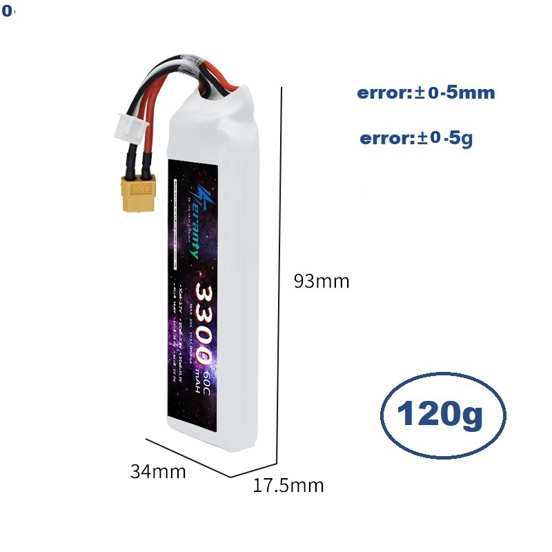 2S 7.4V LiPo Battery 3300mAh 6 - Drone Battery Connector review and price