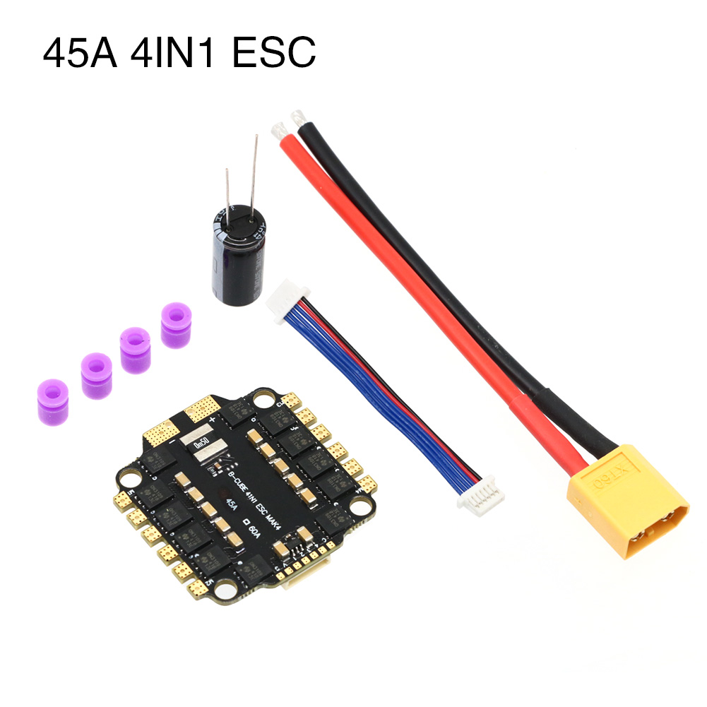 UAngel 4IN1 45A 60A ESC BLHELI - Drone Battery 6S review and price