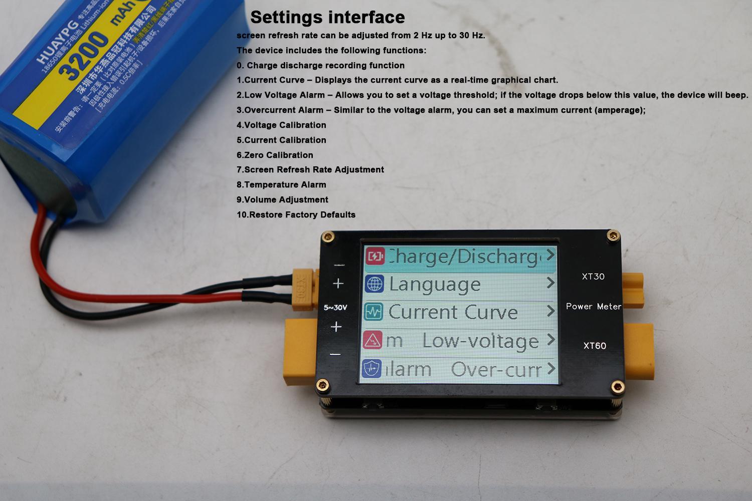 2.4Inch Display Power Meter XT - Drone Battery Voltage Checker review and price