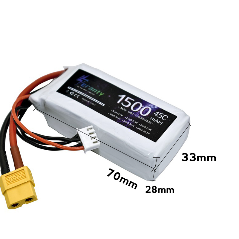 TERANTY 3s 45C 11.1V 1500mah L - Drone Battery 3S review and price