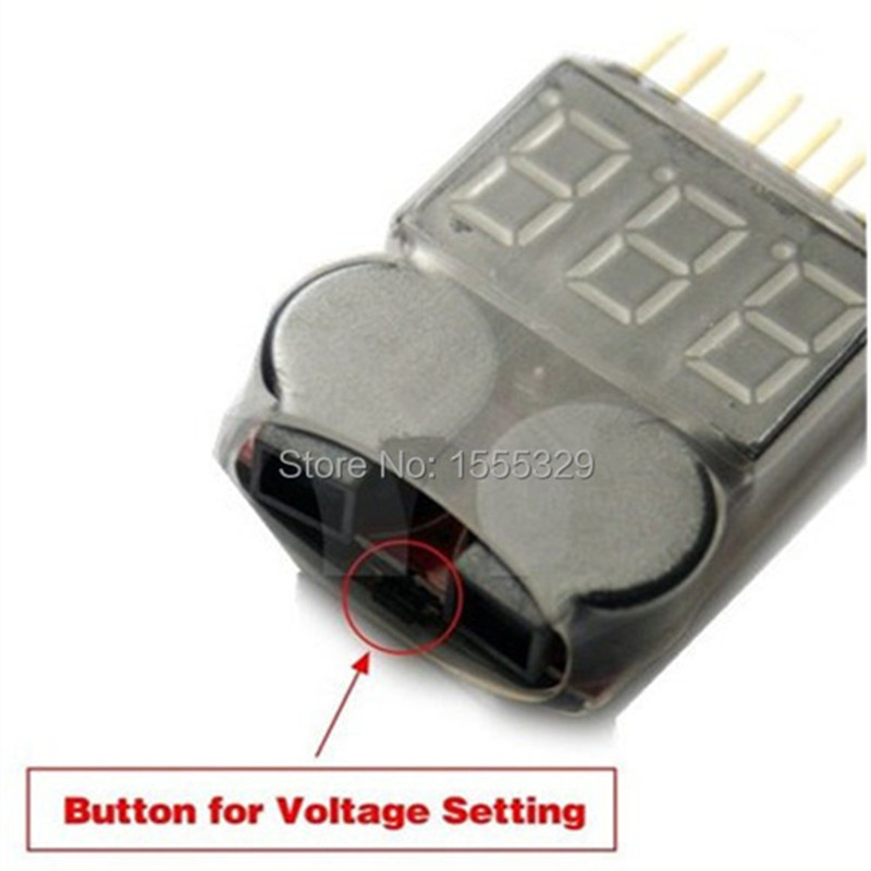2Pcs 1S-8S LiPo Battery Voltag - Drone Battery Voltage Checker review and price
