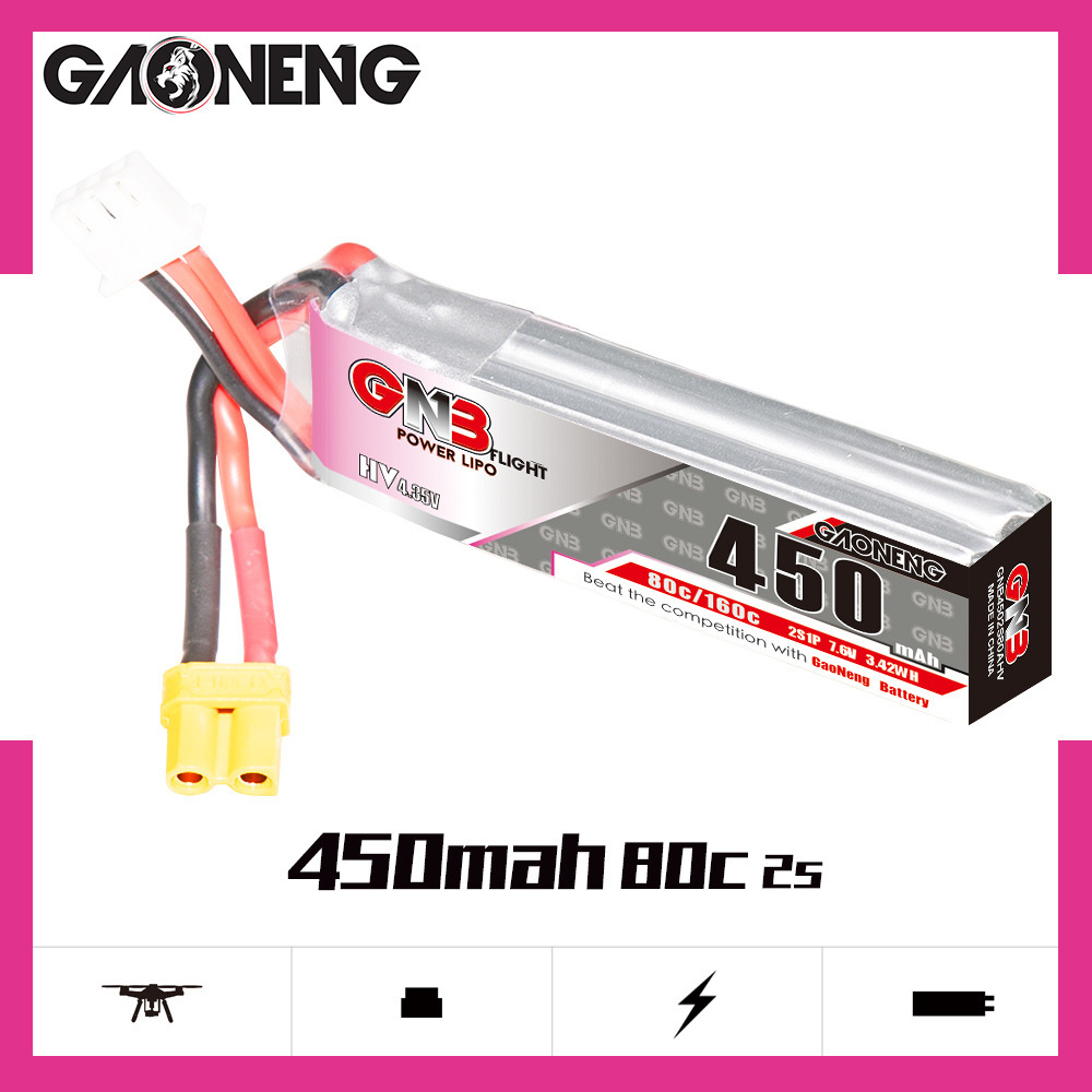 GNB LiPo Battery HV 2S 7.6V 45 - Drone Battery Lipo review and price