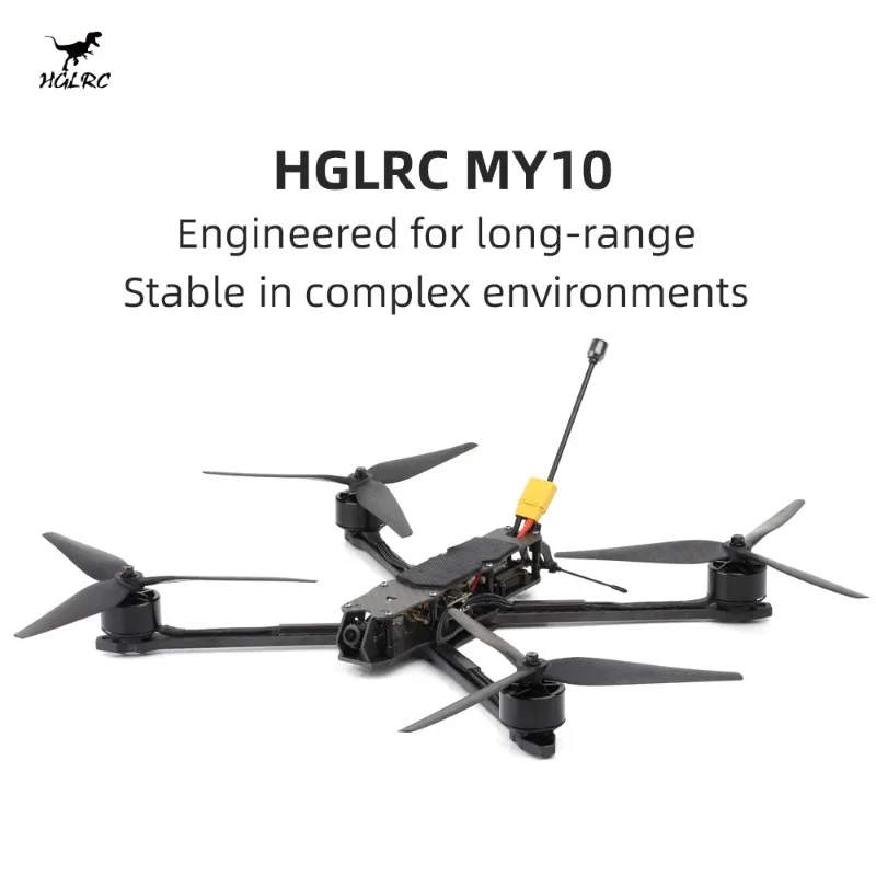 HGLRC MY10 Long Range FPV Dron - Drone Battery 6S review and price