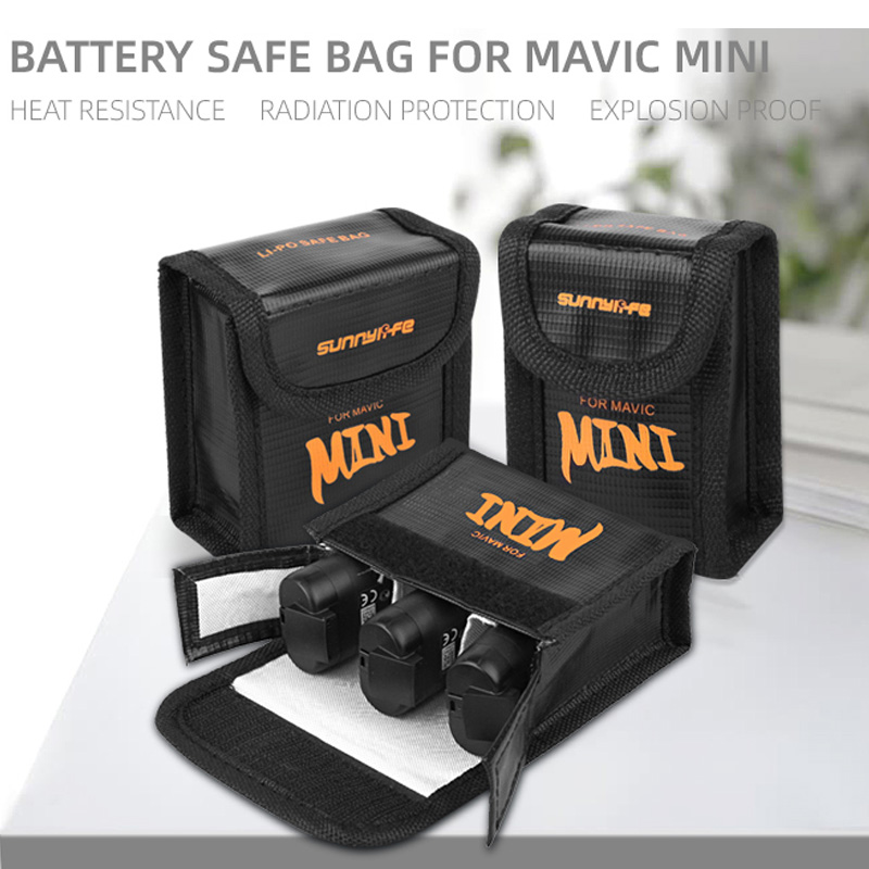 Battery Safe Bag for DJI MINI  - Drone Battery Bag review and price