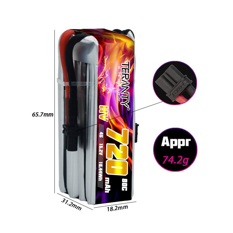 TERANTY 720mAh 4S 15.2V HV Lip - Drone Battery Plate review and price