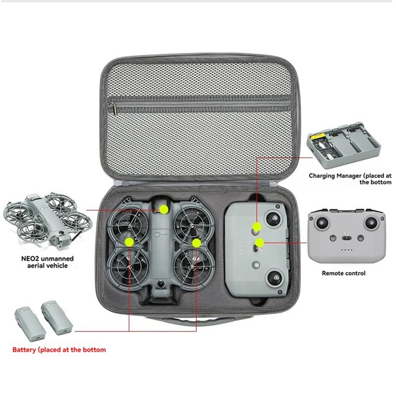 Protective Case For DJI Neo 2  - Drone Battery Bag review and price
