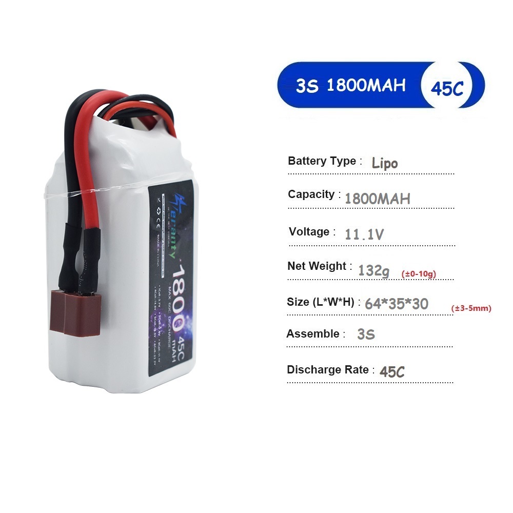 11.1V LiPo Battery 3S 1500mah  - Drone Battery 3S review and price