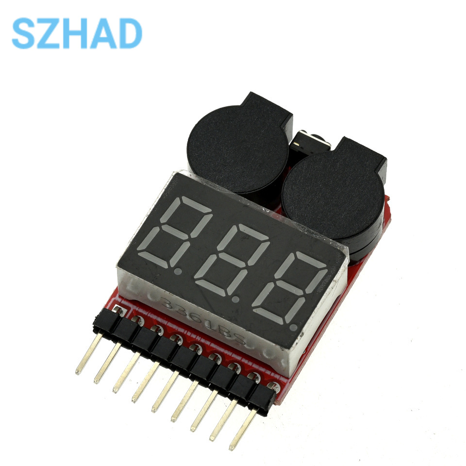 1-8S LiPo Battery Voltage Test - Drone Battery Voltage Checker review and price