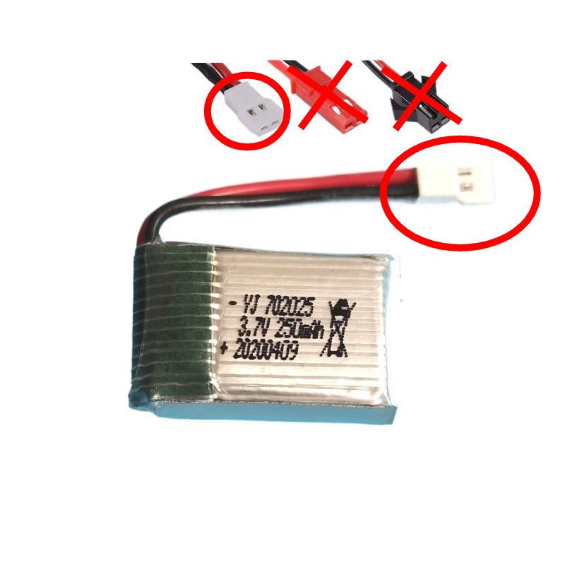 Vj 702025 for H2 H8 H48 U207 R - Drone Battery Li-Ion review and price